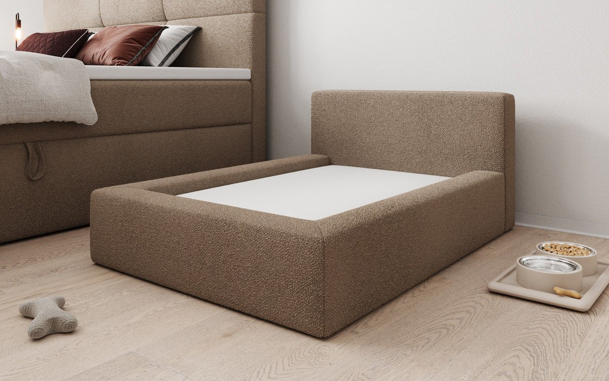 Dog bed LupoLounge 110 × 80 cm in Bouclé