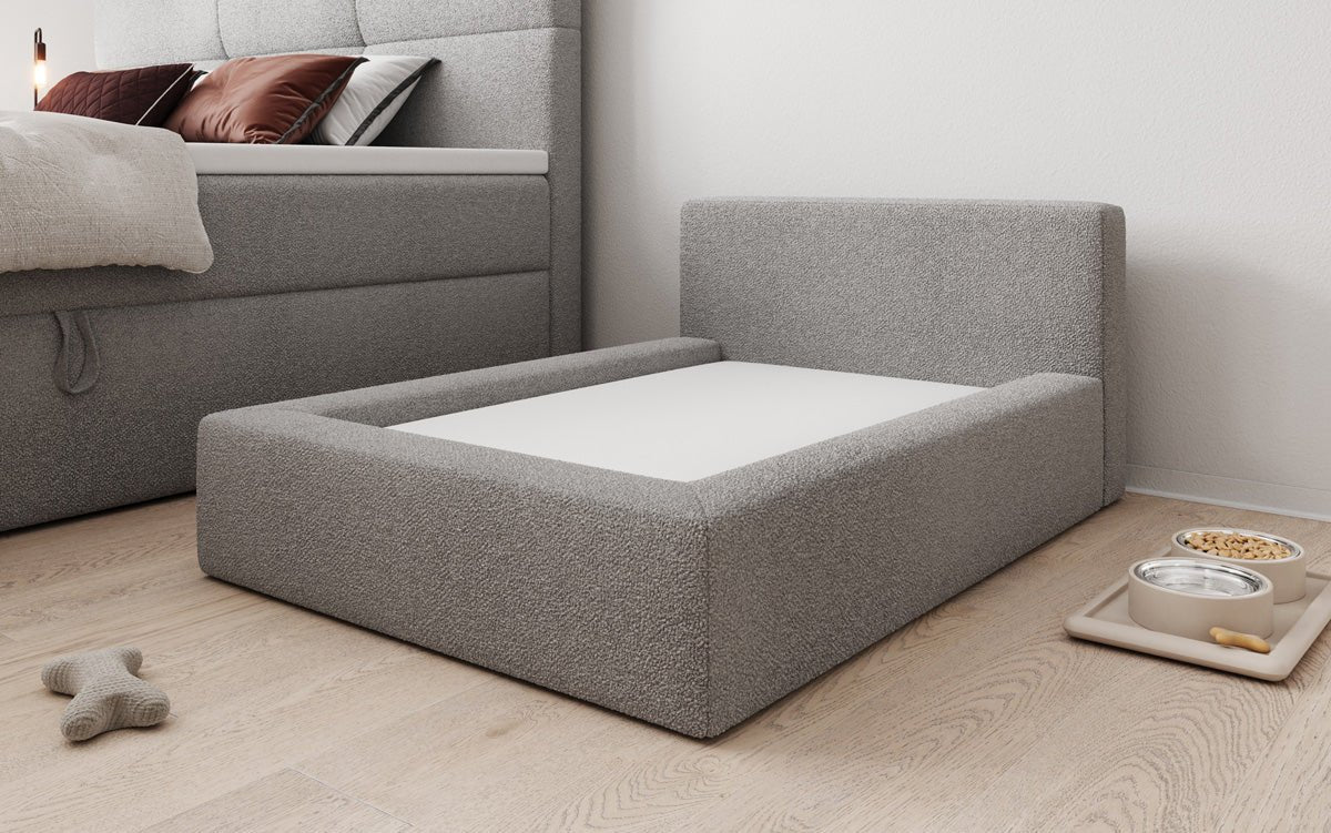 Dog bed LupoLounge 110 × 80 cm in Bouclé
