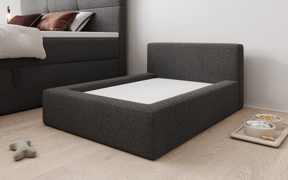Dog bed LupoLounge 110 × 80 cm in Bouclé