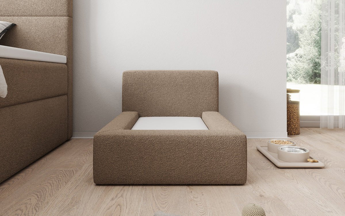 Dog bed LupoLounge 80 × 60 cm in Bouclé
