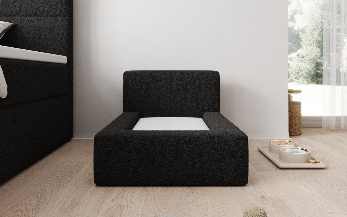 Dog bed LupoLounge 80 × 60 cm in Bouclé