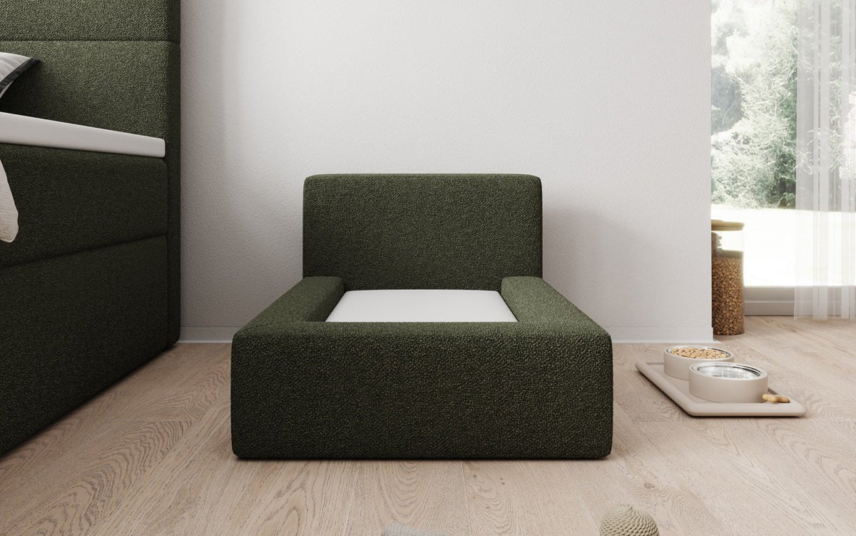 Dog bed LupoLounge 80 × 60 cm in Bouclé