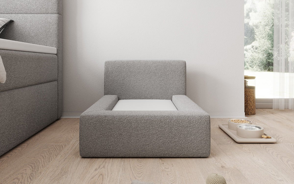 Dog bed LupoLounge 80 × 60 cm in Bouclé