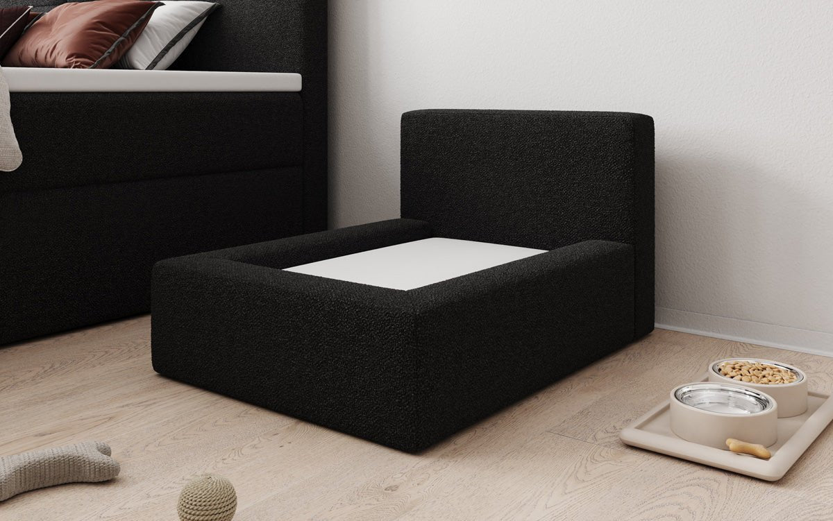 Dog bed LupoLounge 80 × 60 cm in Bouclé