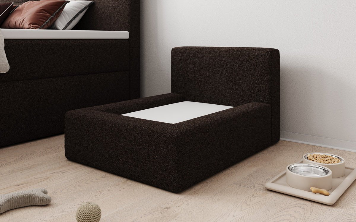Dog bed LupoLounge 80 × 60 cm in Bouclé