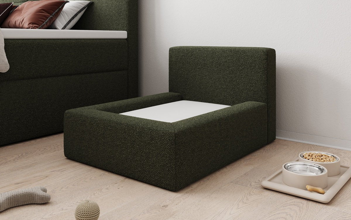 Dog bed LupoLounge 80 × 60 cm in Bouclé