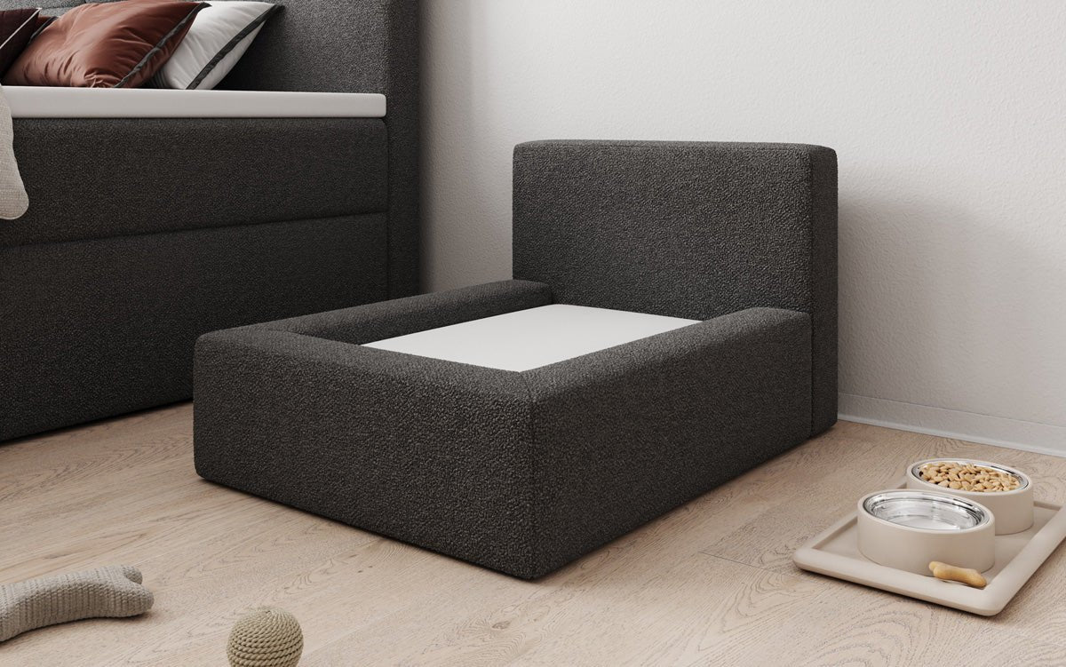 Dog bed LupoLounge 80 × 60 cm in Bouclé