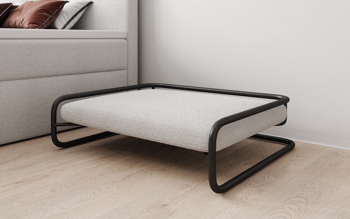Hundebett Arlo 80 × 60 cm in Bouclé