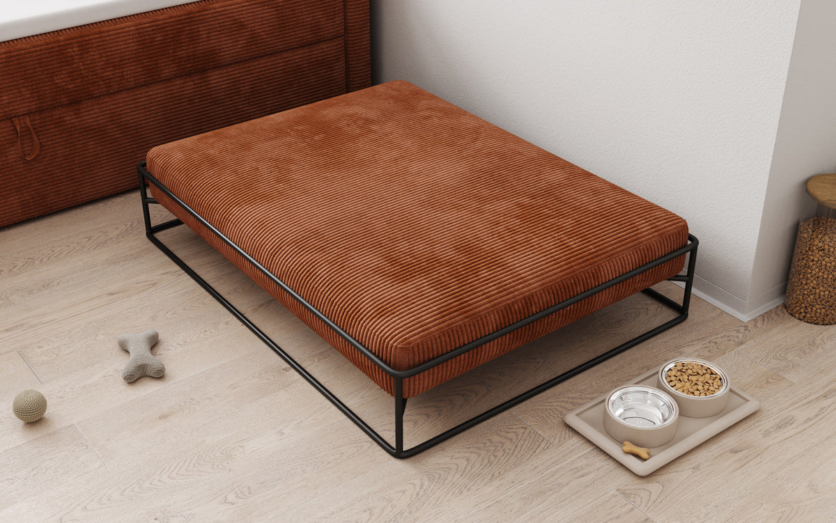 Dog bed Lumo 110x80 cm in Corduroy