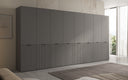 Moduro Faro XL – Viermoduliger Design-Kleiderschrank mit strukturierter MDF-Front