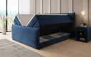 Box spring bed Liana II with lift-up storage in velvet