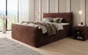 Box spring bed Liana II with lift-up storage in velvet