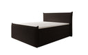 Box spring bed Liana II with lift-up storage in teddy bouclé