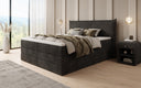 Boxspringbett Liana mit hochklappbarem Stauraum in Cord