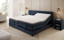 Family Box Spring Bed Noela 220/240x200 electrically adjustable in velvet