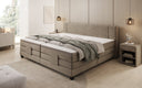 Family Box Spring Bed Noela 220/240x200 electrically adjustable in velvet