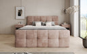 Boxspringbett Cozy in Cord mit Stauraum
