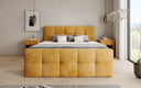Boxspringbett Cozy in Cord mit Stauraum