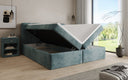 Box Spring Bed Cozy II in Corduroy with Storage