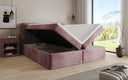 Box Spring Bed Cozy II in Corduroy with Storage