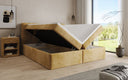Box Spring Bed Cozy II in Corduroy with Storage