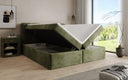 Box Spring Bed Cozy II in Corduroy with Storage