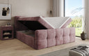 Boxspringbett Cozy in Cord mit Stauraum
