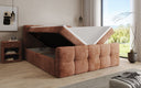 Boxspringbett Cozy in Cord mit Stauraum