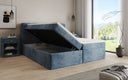 Box Spring Bed Cozy II in Corduroy with Storage