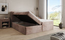 Box Spring Bed Cozy II in Corduroy with Storage