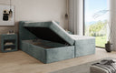 Box Spring Bed Cozy II in Corduroy with Storage