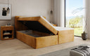 Box Spring Bed Cozy II in Corduroy with Storage