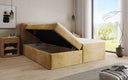 Box Spring Bed Cozy II in Corduroy with Storage