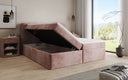 Box Spring Bed Cozy II in Corduroy with Storage