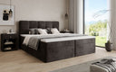 Box Spring Bed Cozy II in Corduroy with Storage