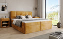 Box Spring Bed Cozy II in Corduroy with Storage