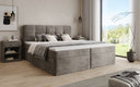 Box Spring Bed Cozy II in Corduroy with Storage