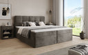 Box Spring Bed Cozy II in Corduroy with Storage