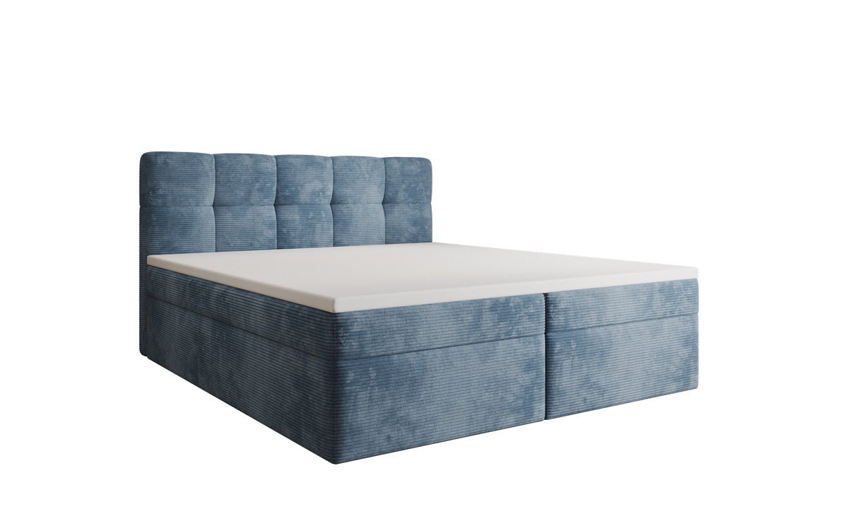 Boxspringbett Cozy II in Cord mit Stauraum