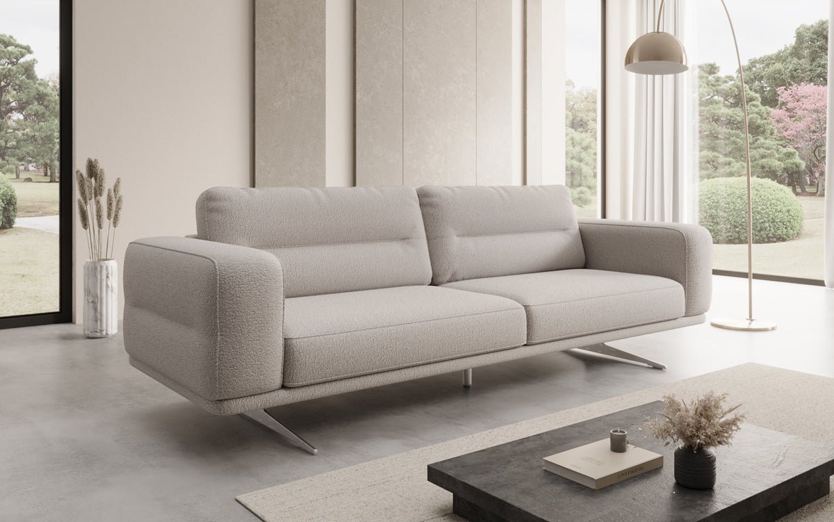 Torino Designer Sofa 3-Seater in Bouclé