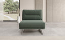Designer Sofa-Sessel Torino ohne Armlehnen in Bouclé