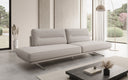 Designer Sofa Torino 3-Seater Open in Bouclé
