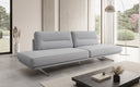 Designer Sofa Torino 3-Seater Open in Bouclé