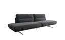 Designer Sofa Torino 3-Seater Open in Bouclé