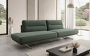 Designer Sofa Torino 3-Seater Open in Bouclé