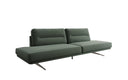 Designer Sofa Torino 3-Seater Open in Bouclé