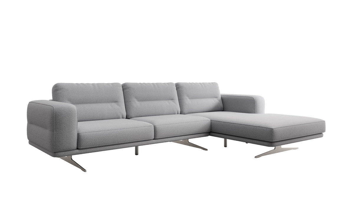 Designer L Sofa Torino in Bouclé