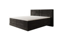 Boxspringbett Ophelia mit Schwebeoptik in Samt