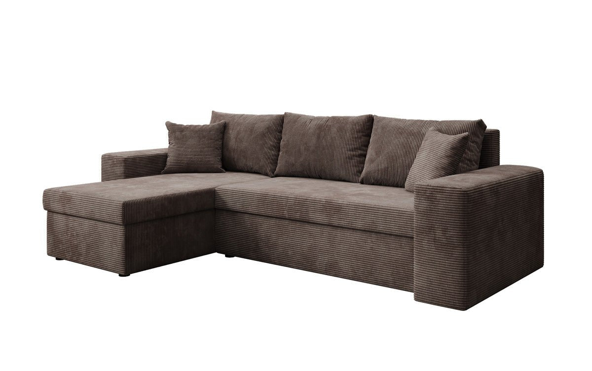 Designer Denver Cord Sofa with Sleeping and Folding Function
