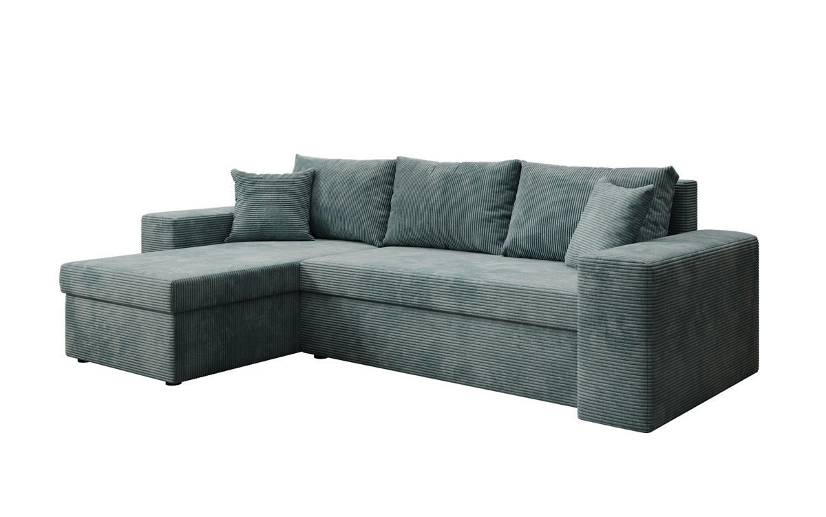 Designer Denver Cord Sofa with Sleeping and Folding Function